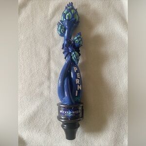 WICKED WEED PERNICOUS IPA SPIDER HOP draft beer tap handle. NORTH CAROLINA